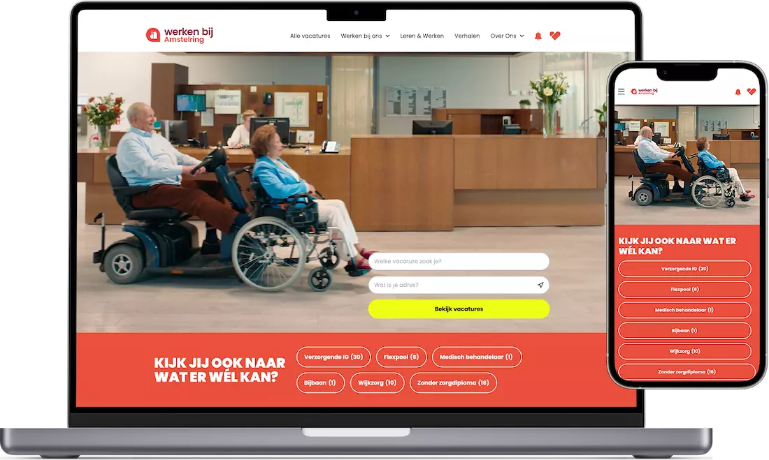 Recruitmentsite Amstelring