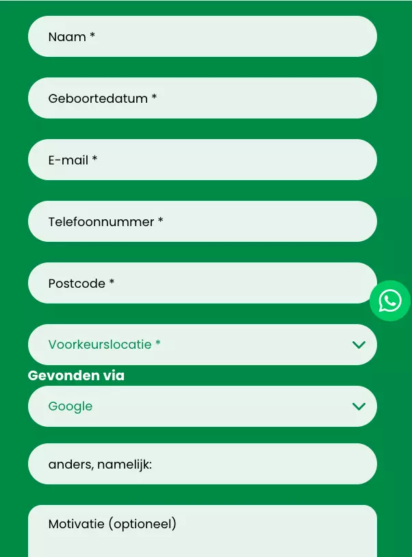 sollicitatieformulier tips voor oproepkrachten