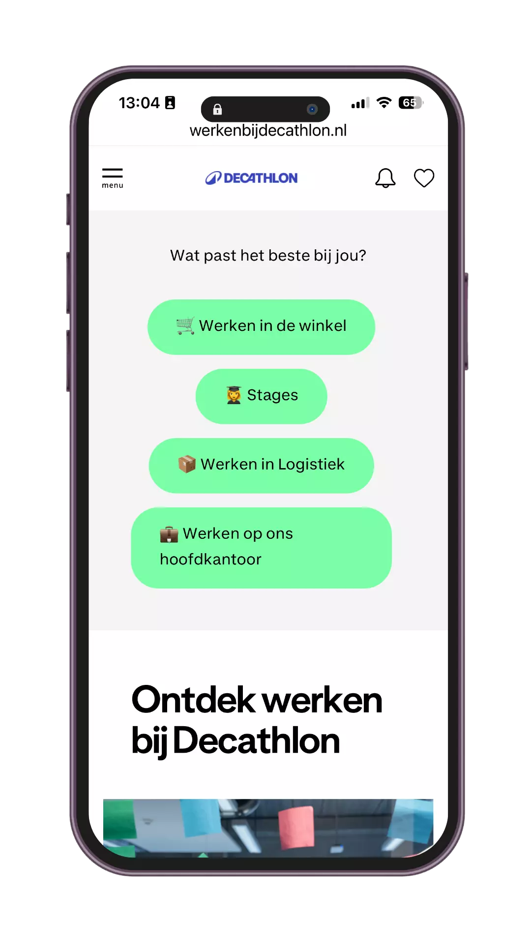 vacature matching tool recruitment site