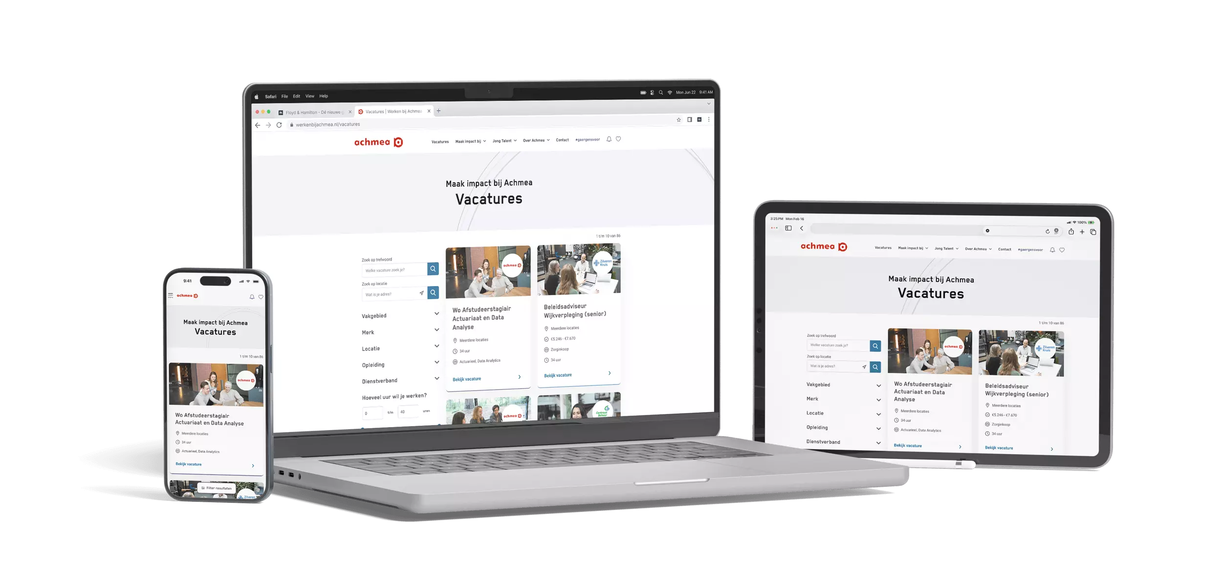werken-bij site Achmea