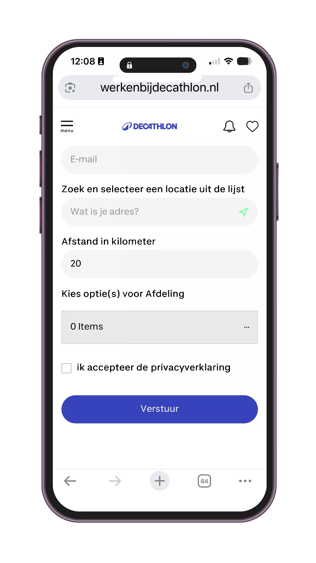 vacature alert functie feature software