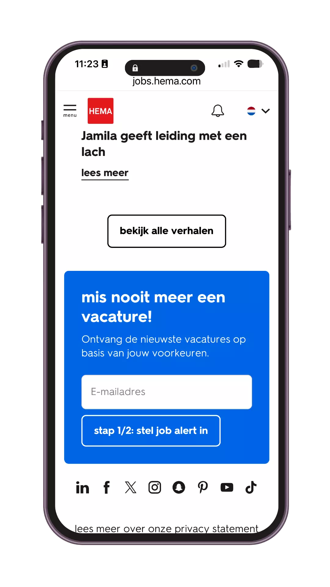 talentpool opbouwen hema
