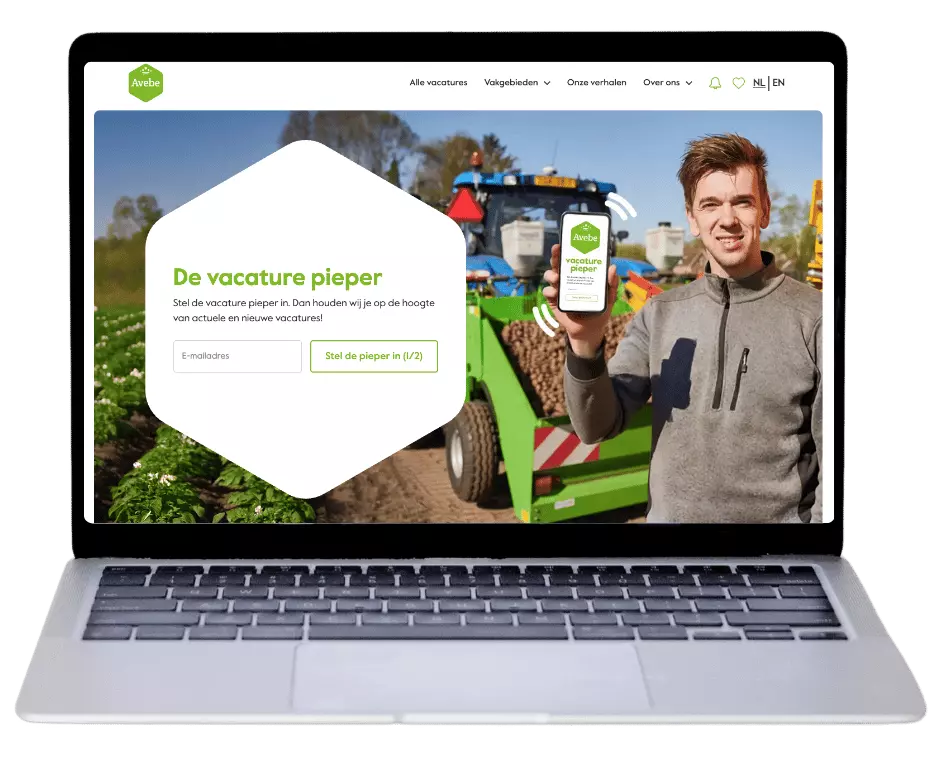 talentpool opbouwen recruitment site