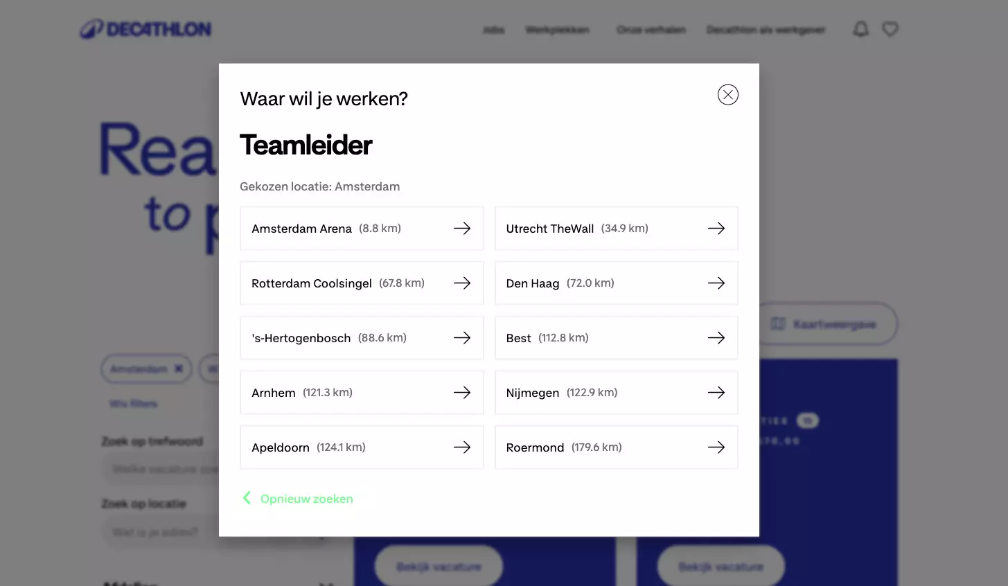 meerdere multi locaties vacatures sollicitaties