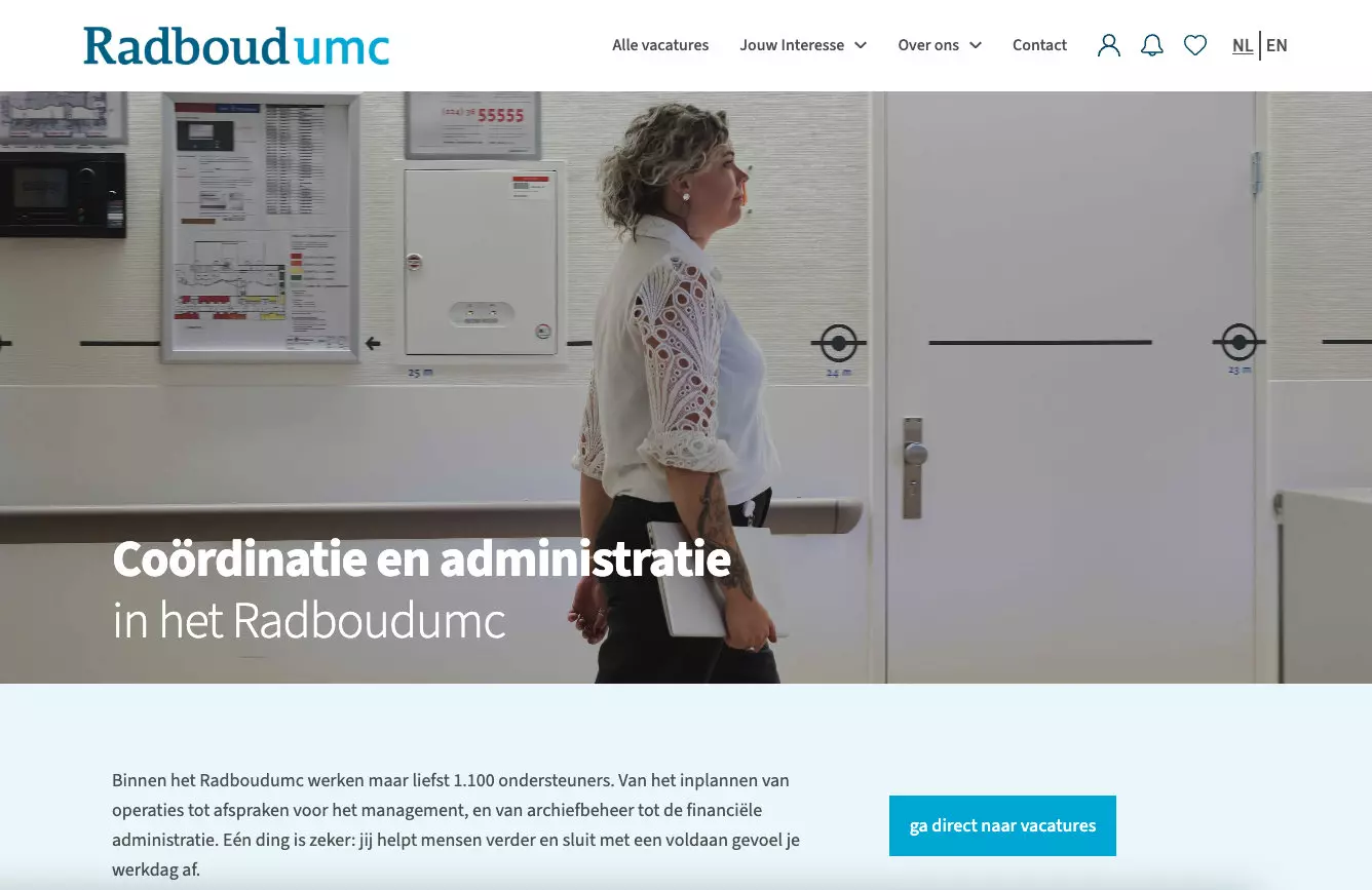 vacatures per vakgebied op een pagina GEO SEO vindbaar