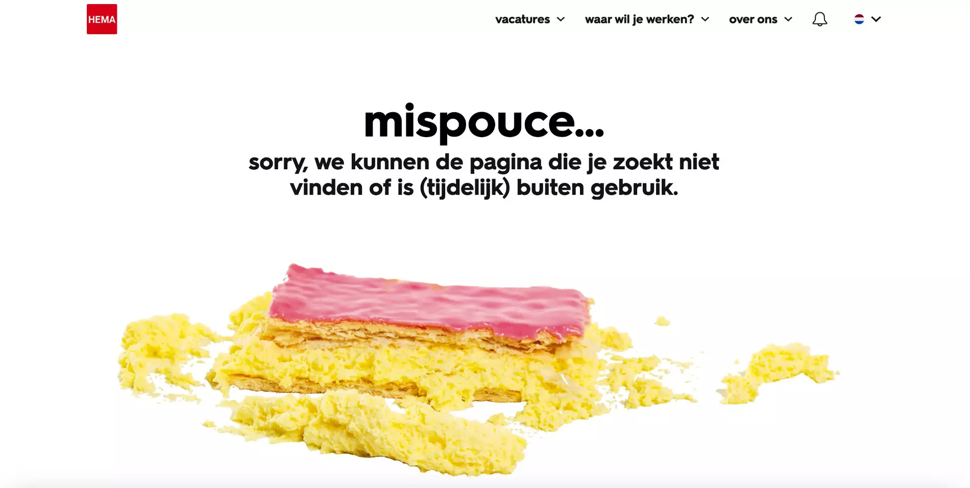 wat doe je met verlopen vacatures 404 pagina