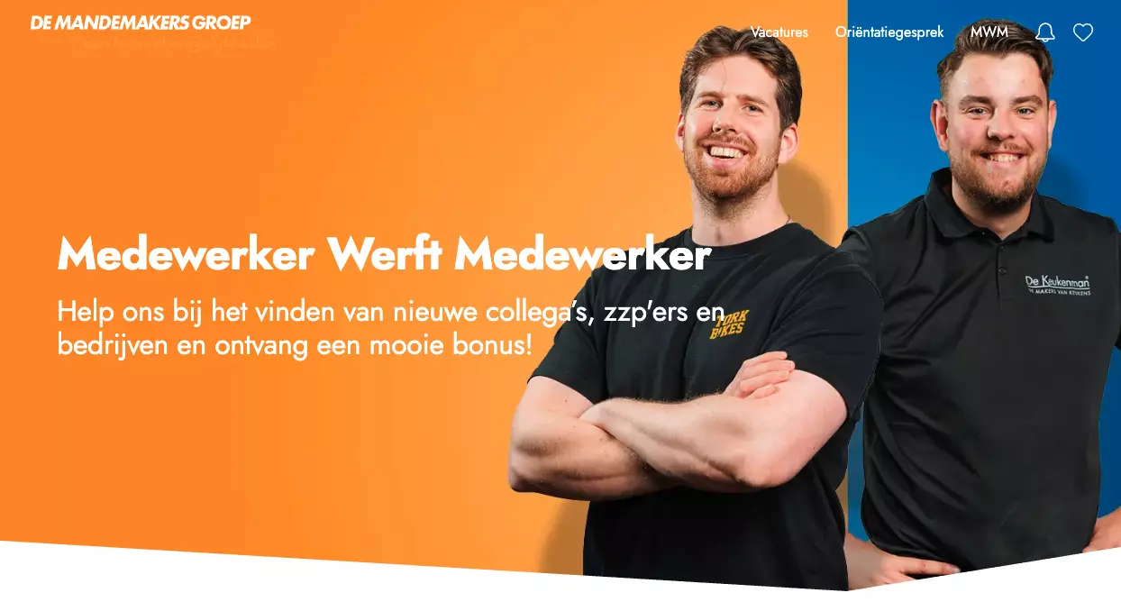 Interne vacatures website Eneco