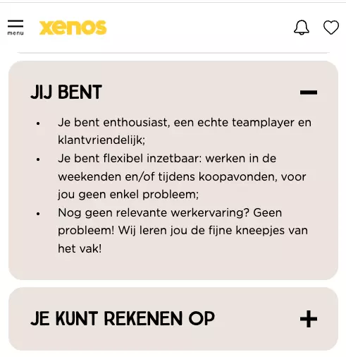 vacature tekst tips