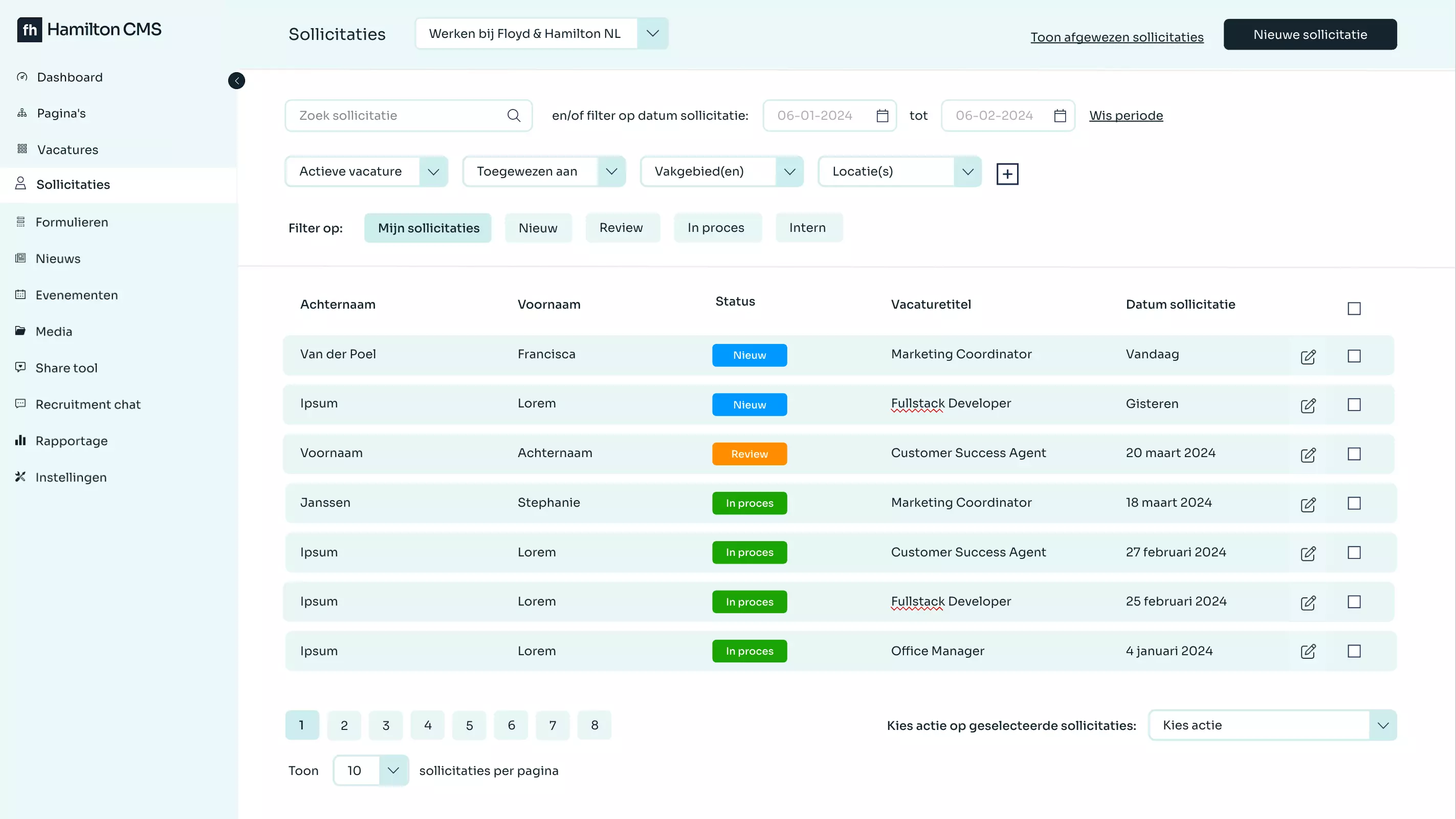 wat doe je met verlopen vacatures 404 pagina