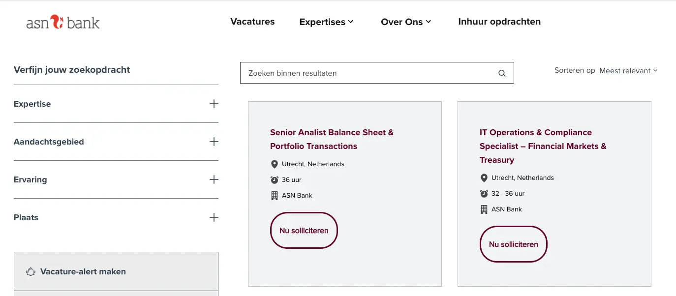 salarisindicatie vacatures